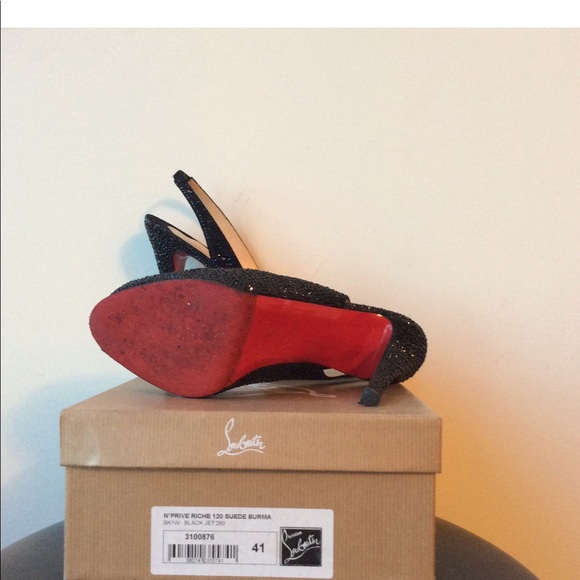 Christian Louboutin Very Riche Sling Backs Sz 41 - Picture 7 of 7
